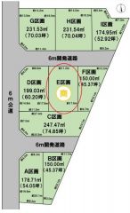 全体区画図（E区画）