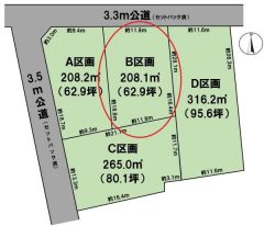 全体区画図（B区画）