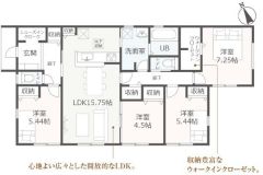 2号棟　間取り