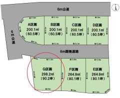 全体区画図（G区画）