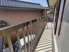 日当たり良好で洗濯物がよく乾く