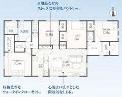 2号棟　間取り