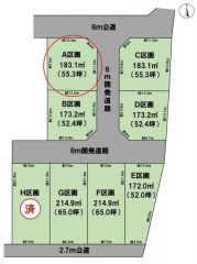 全体区画図（A区画）