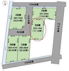 全体区画図（E区画）