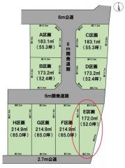 全体区画図（E区画）