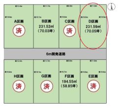 全体区画図（D区画）