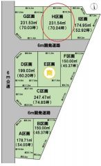 全体区画図（H区画）