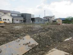 分譲地全体（造成中）