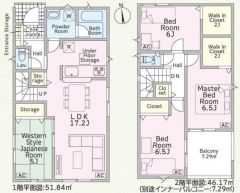 2号棟　間取り
