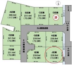 全体区画図（J区画）