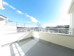 日当たり良好で洗濯物がよく乾く