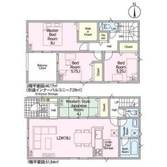 2号棟　間取り