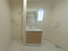 収納力と機能性にすぐれた洗面台