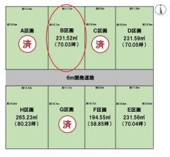 全体区画図（B区画）