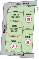 全体区画図（B区画）