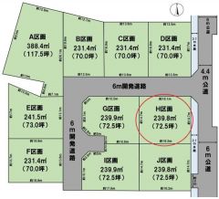 全体区画図（H区画）