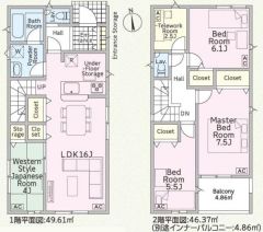 1号棟　間取り