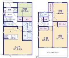 1号棟　間取り