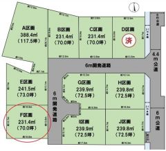 全体区画図（F区画）