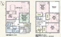 1号棟　間取り