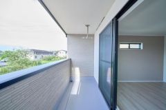 日当たり良好で洗濯物がよく乾く