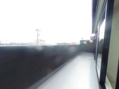 日当たり良好で洗濯物がよく乾く