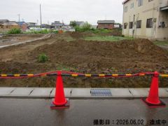 分譲地全体（造成中）