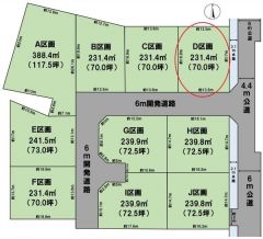 全体区画図（D区画）