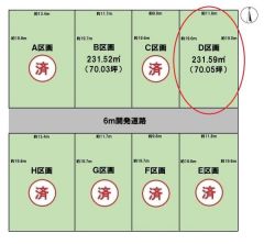 全体区画図（D区画）