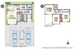 2号棟　間取り