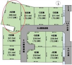 全体区画図（A区画）