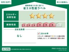 建築物省エネルギー性能表示