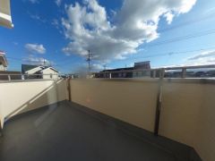 日当たり良好で洗濯物がよく乾く