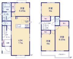 B号棟　間取り
