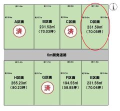 全体区画図（D区画）
