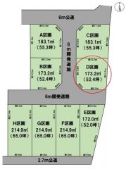 全体区画図（D区画）