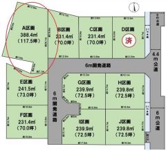 全体区画図（A区画）