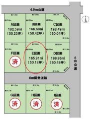 全体区画図（E区画）