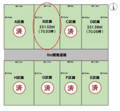 全体区画図（B区画）