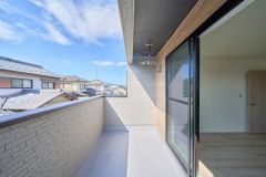 日当たり良好で洗濯物がよく乾く