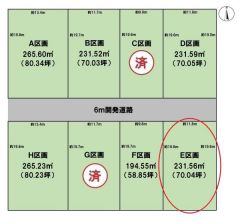 全体区画図（E区画）
