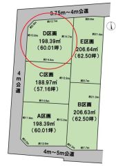 全体区画図（D区画）