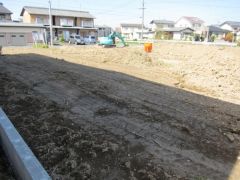分譲地全体（造成中）