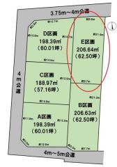 全体区画図（E区画）