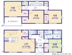 2号棟　間取り