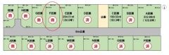 全体区画図（F区画）商談中