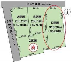 全体区画図（D区画）