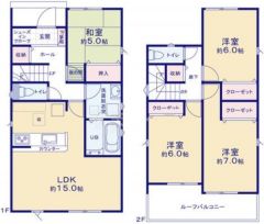 2号棟　間取り