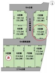 全体区画図（D区画）